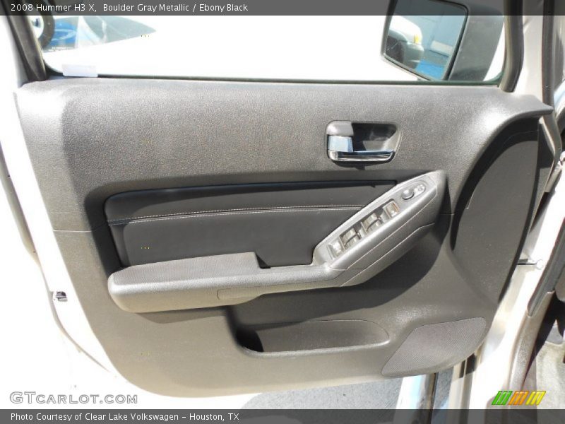 Boulder Gray Metallic / Ebony Black 2008 Hummer H3 X