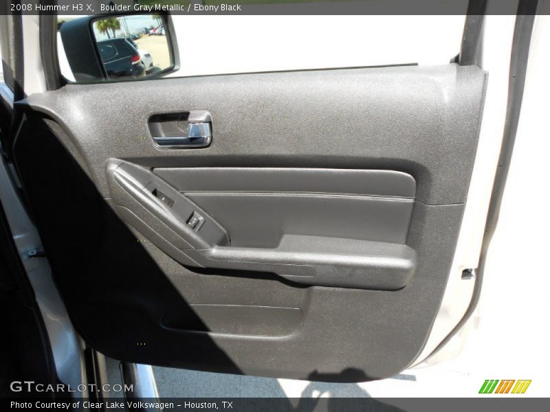 Boulder Gray Metallic / Ebony Black 2008 Hummer H3 X