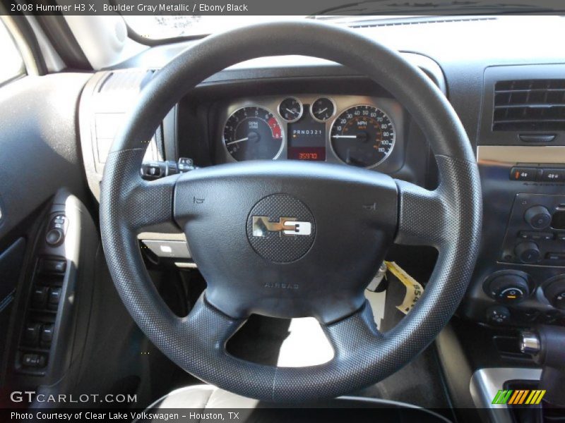 Boulder Gray Metallic / Ebony Black 2008 Hummer H3 X