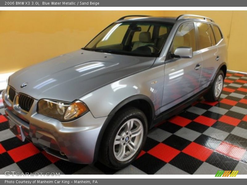 Blue Water Metallic / Sand Beige 2006 BMW X3 3.0i