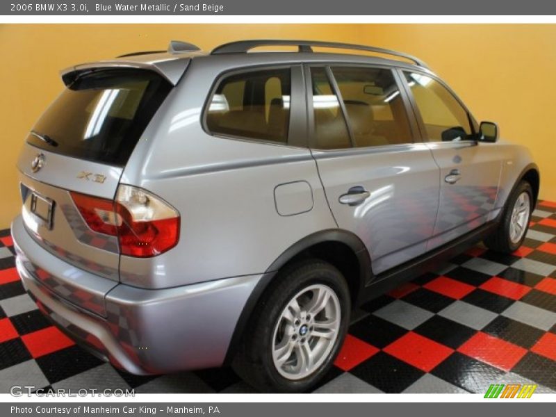 Blue Water Metallic / Sand Beige 2006 BMW X3 3.0i