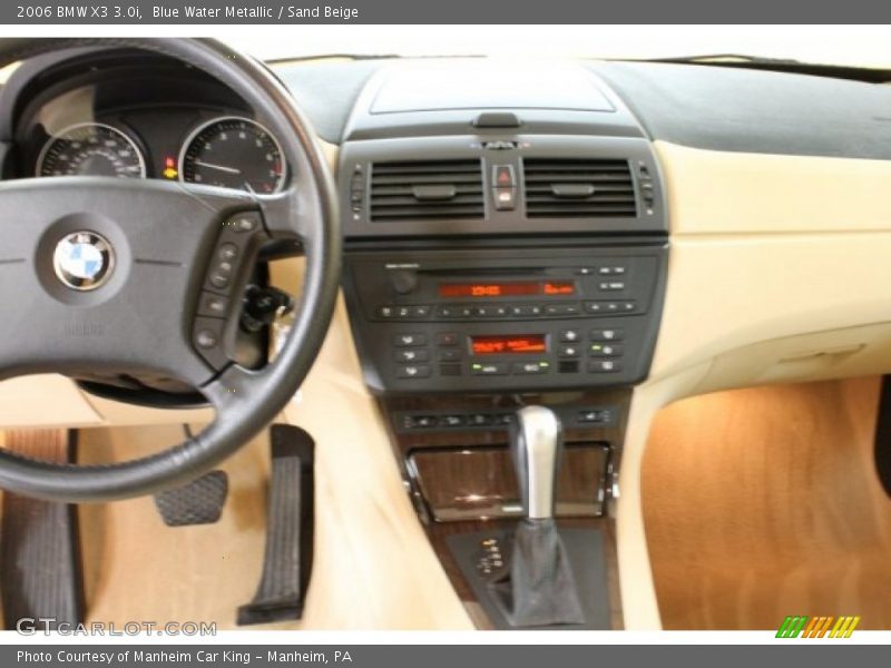 Blue Water Metallic / Sand Beige 2006 BMW X3 3.0i