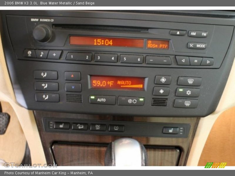 Blue Water Metallic / Sand Beige 2006 BMW X3 3.0i