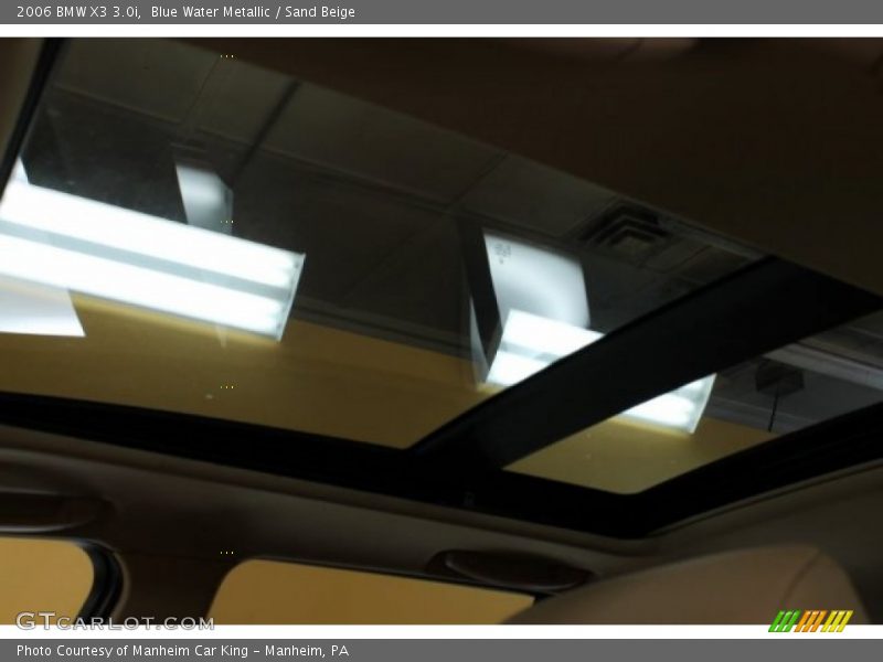 Blue Water Metallic / Sand Beige 2006 BMW X3 3.0i