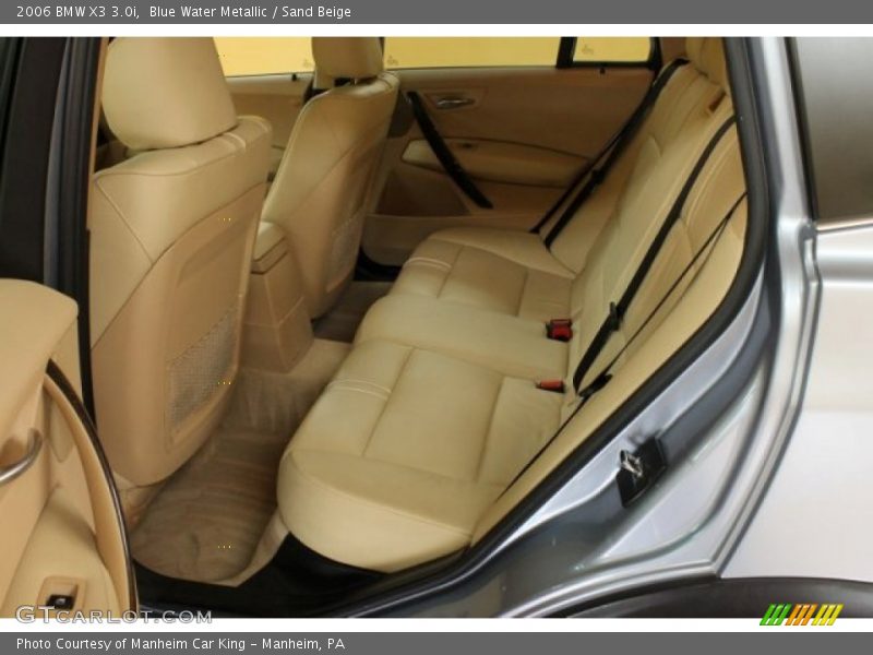Blue Water Metallic / Sand Beige 2006 BMW X3 3.0i