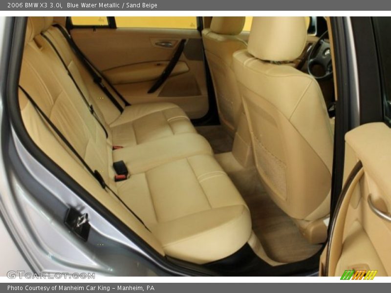 Blue Water Metallic / Sand Beige 2006 BMW X3 3.0i