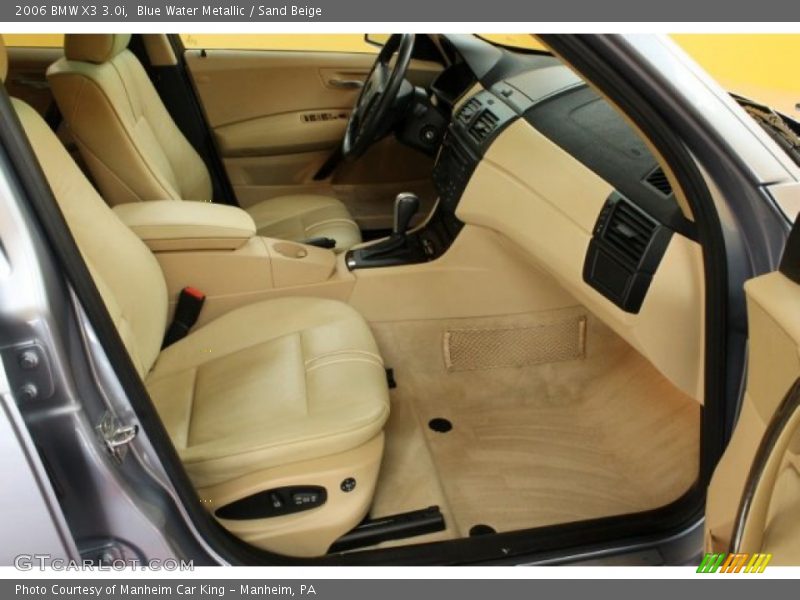 Blue Water Metallic / Sand Beige 2006 BMW X3 3.0i