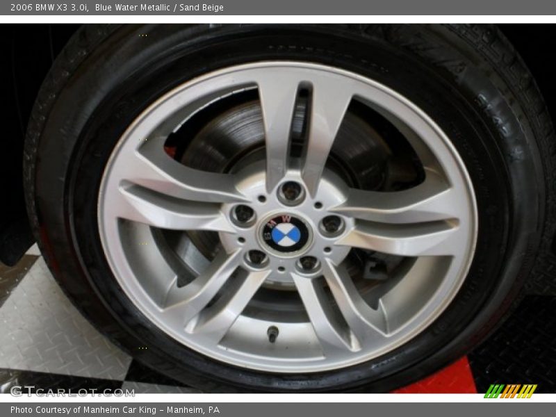 Blue Water Metallic / Sand Beige 2006 BMW X3 3.0i