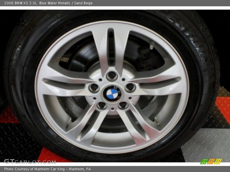 Blue Water Metallic / Sand Beige 2006 BMW X3 3.0i