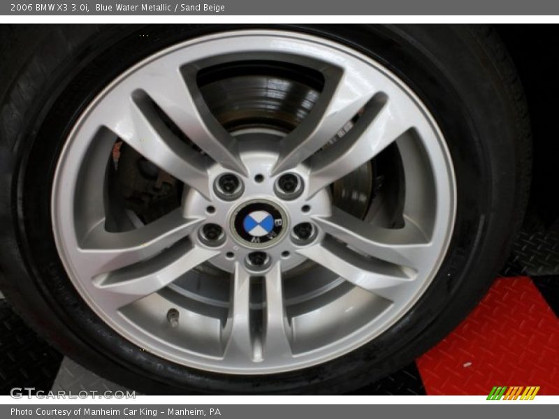 Blue Water Metallic / Sand Beige 2006 BMW X3 3.0i