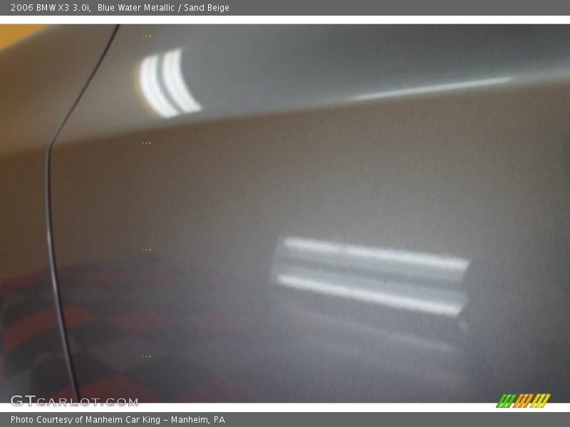 Blue Water Metallic / Sand Beige 2006 BMW X3 3.0i