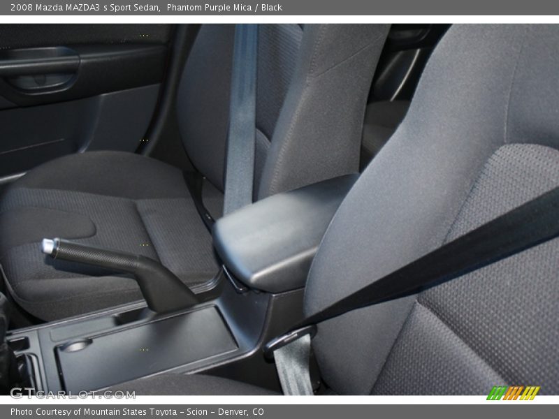 Phantom Purple Mica / Black 2008 Mazda MAZDA3 s Sport Sedan