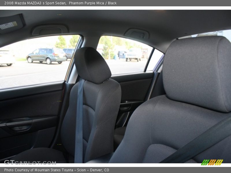 Phantom Purple Mica / Black 2008 Mazda MAZDA3 s Sport Sedan