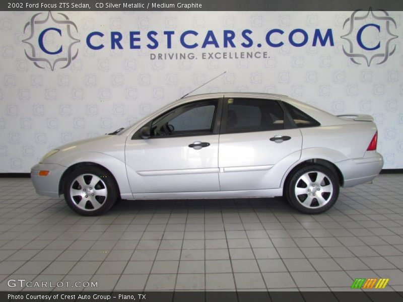 CD Silver Metallic / Medium Graphite 2002 Ford Focus ZTS Sedan