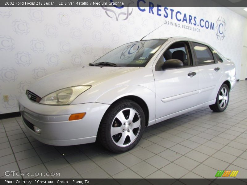 CD Silver Metallic / Medium Graphite 2002 Ford Focus ZTS Sedan