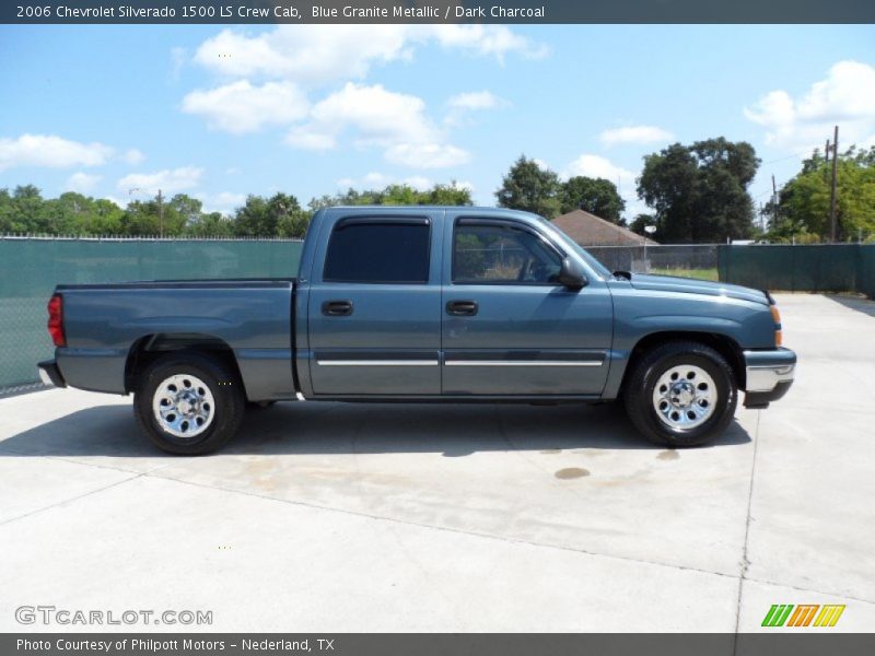 Blue Granite Metallic / Dark Charcoal 2006 Chevrolet Silverado 1500 LS Crew Cab