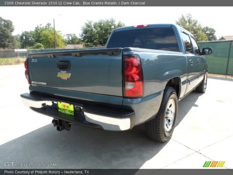 Blue Granite Metallic / Dark Charcoal 2006 Chevrolet Silverado 1500 LS Crew Cab