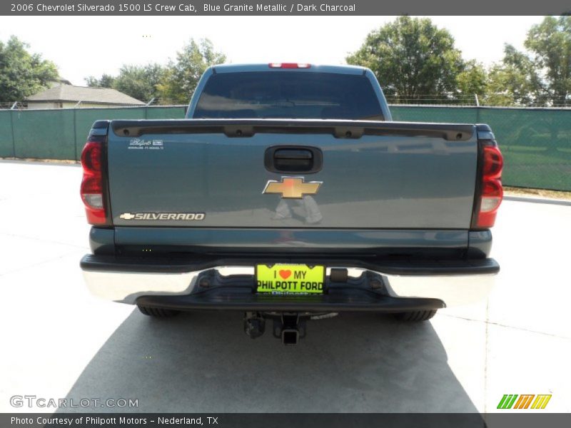 Blue Granite Metallic / Dark Charcoal 2006 Chevrolet Silverado 1500 LS Crew Cab