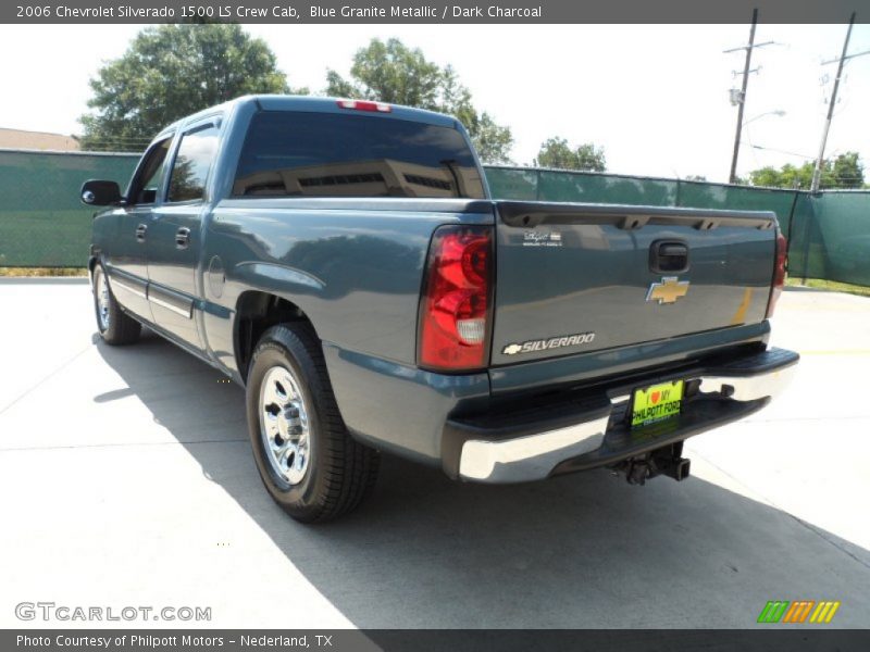 Blue Granite Metallic / Dark Charcoal 2006 Chevrolet Silverado 1500 LS Crew Cab