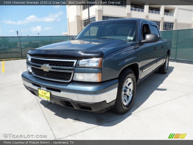 Blue Granite Metallic / Dark Charcoal 2006 Chevrolet Silverado 1500 LS Crew Cab