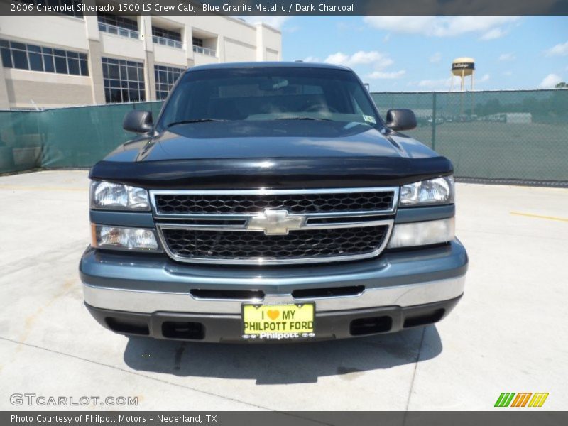 Blue Granite Metallic / Dark Charcoal 2006 Chevrolet Silverado 1500 LS Crew Cab
