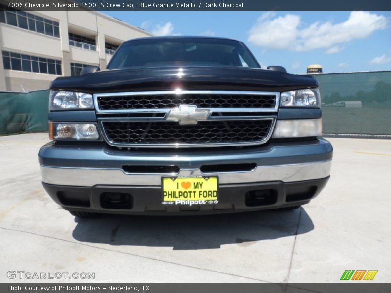 Blue Granite Metallic / Dark Charcoal 2006 Chevrolet Silverado 1500 LS Crew Cab