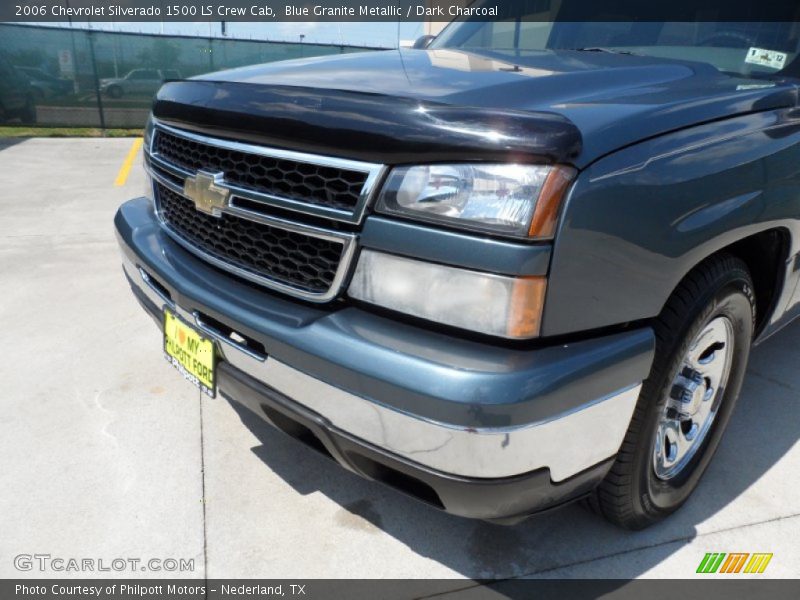 Blue Granite Metallic / Dark Charcoal 2006 Chevrolet Silverado 1500 LS Crew Cab