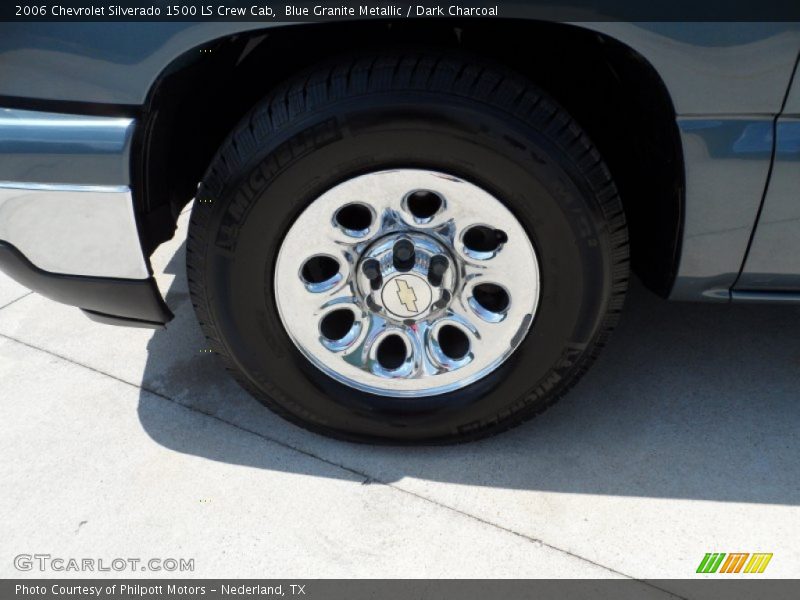 Blue Granite Metallic / Dark Charcoal 2006 Chevrolet Silverado 1500 LS Crew Cab