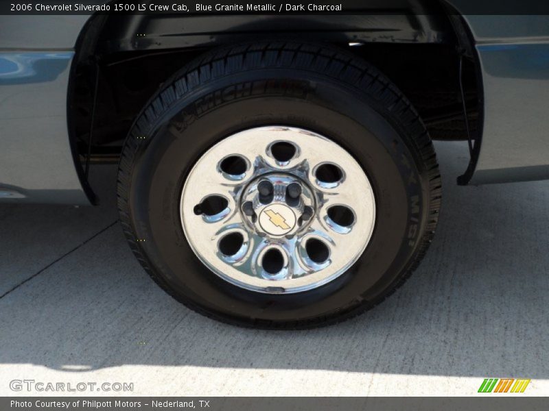 Blue Granite Metallic / Dark Charcoal 2006 Chevrolet Silverado 1500 LS Crew Cab