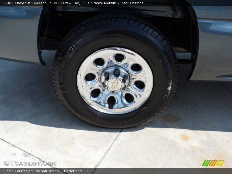 Blue Granite Metallic / Dark Charcoal 2006 Chevrolet Silverado 1500 LS Crew Cab