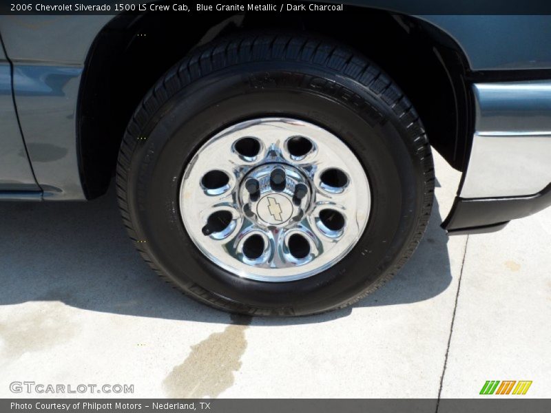 Blue Granite Metallic / Dark Charcoal 2006 Chevrolet Silverado 1500 LS Crew Cab