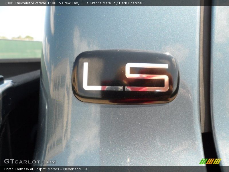 Blue Granite Metallic / Dark Charcoal 2006 Chevrolet Silverado 1500 LS Crew Cab