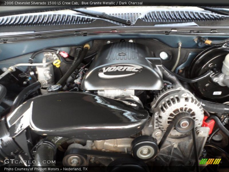 Blue Granite Metallic / Dark Charcoal 2006 Chevrolet Silverado 1500 LS Crew Cab