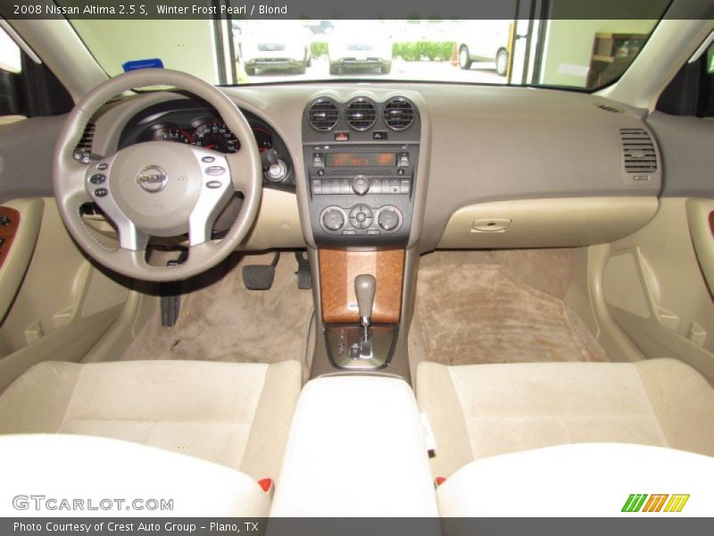 Winter Frost Pearl / Blond 2008 Nissan Altima 2.5 S