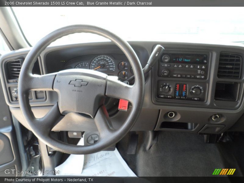 Blue Granite Metallic / Dark Charcoal 2006 Chevrolet Silverado 1500 LS Crew Cab