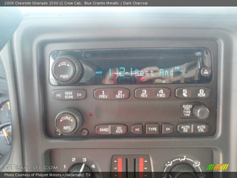 Blue Granite Metallic / Dark Charcoal 2006 Chevrolet Silverado 1500 LS Crew Cab