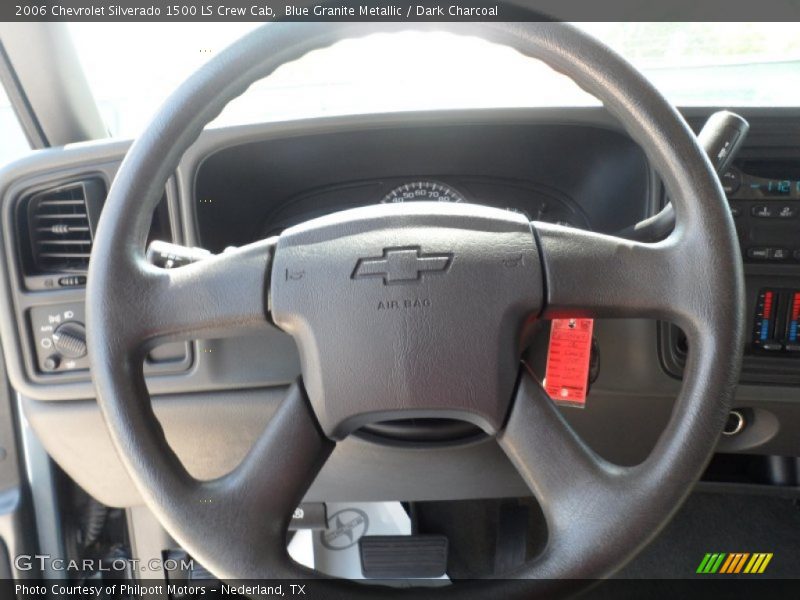 Blue Granite Metallic / Dark Charcoal 2006 Chevrolet Silverado 1500 LS Crew Cab