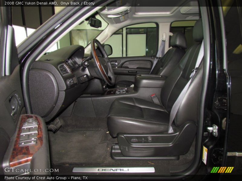 Onyx Black / Ebony 2008 GMC Yukon Denali AWD