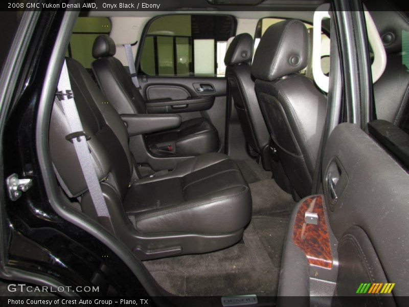 Onyx Black / Ebony 2008 GMC Yukon Denali AWD