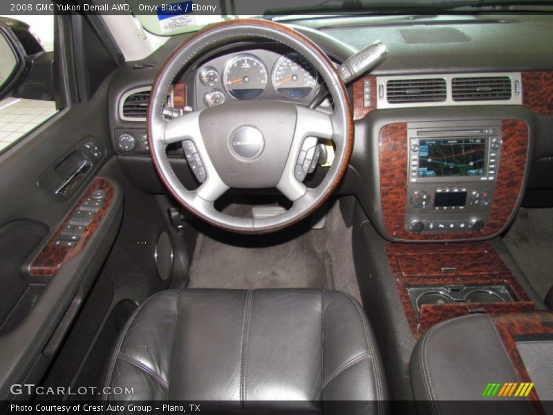 Onyx Black / Ebony 2008 GMC Yukon Denali AWD