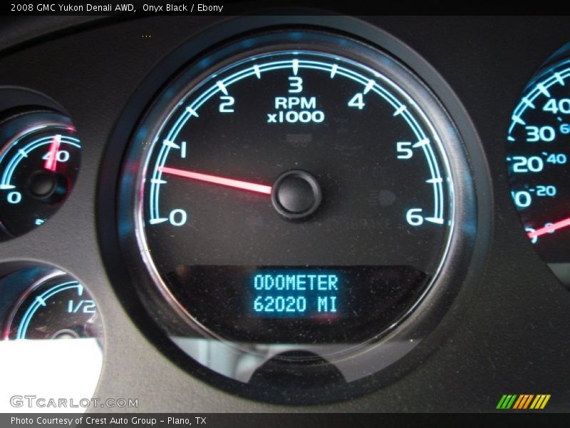 Onyx Black / Ebony 2008 GMC Yukon Denali AWD