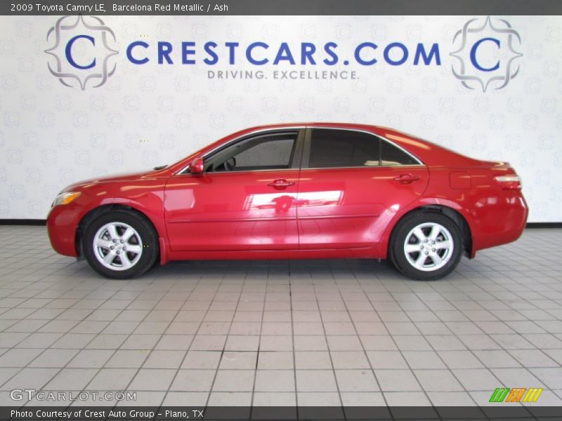 Barcelona Red Metallic / Ash 2009 Toyota Camry LE