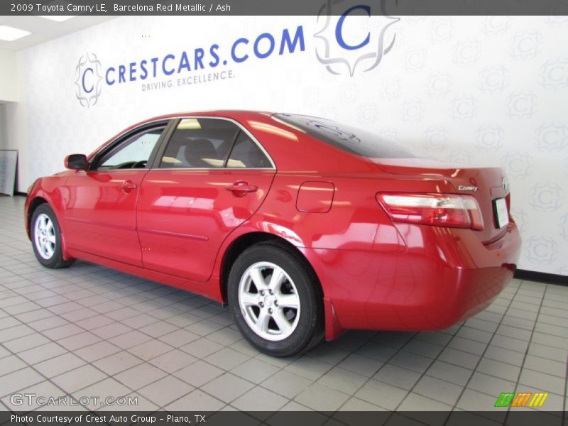 Barcelona Red Metallic / Ash 2009 Toyota Camry LE