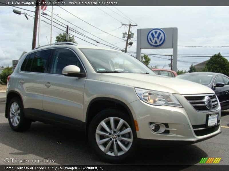  2011 Tiguan SE 4Motion White Gold Metallic