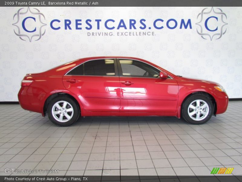 Barcelona Red Metallic / Ash 2009 Toyota Camry LE