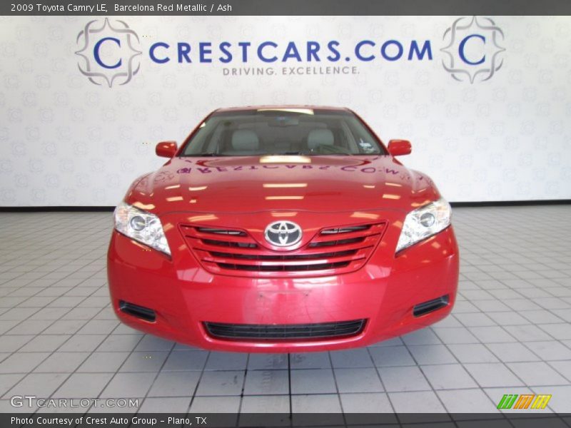 Barcelona Red Metallic / Ash 2009 Toyota Camry LE