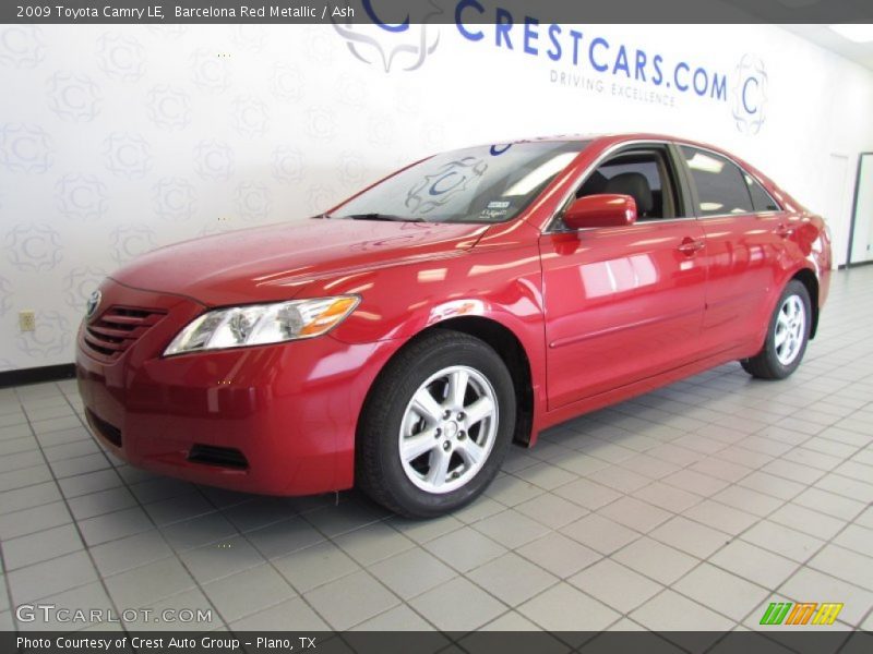 Barcelona Red Metallic / Ash 2009 Toyota Camry LE