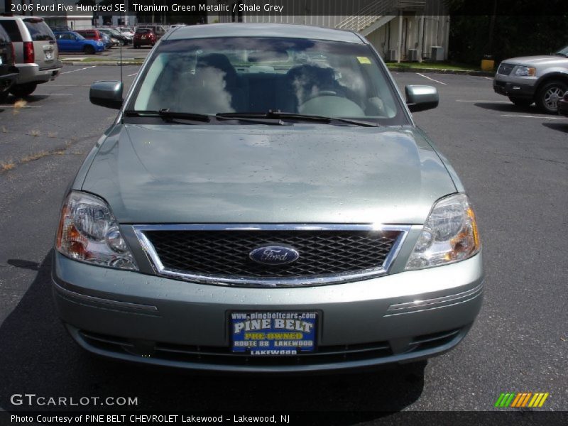 Titanium Green Metallic / Shale Grey 2006 Ford Five Hundred SE
