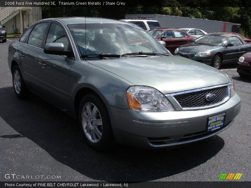 Titanium Green Metallic / Shale Grey 2006 Ford Five Hundred SE