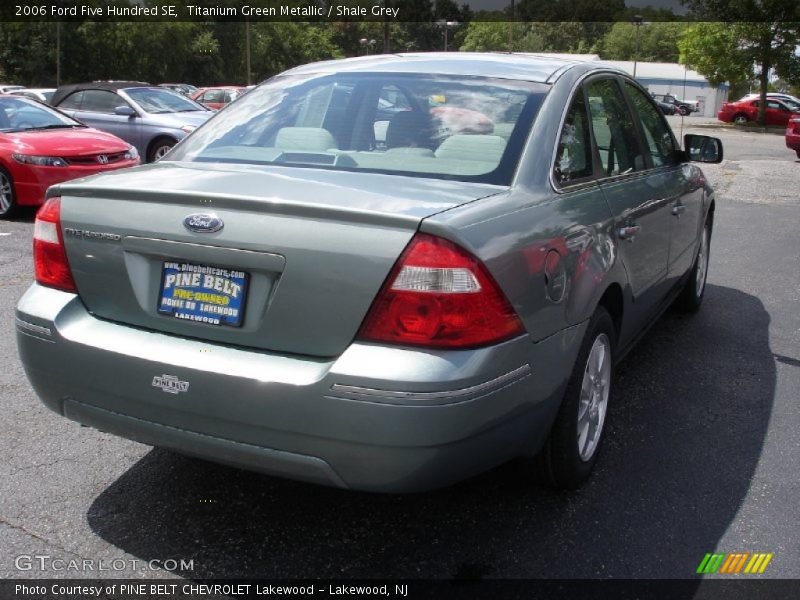 Titanium Green Metallic / Shale Grey 2006 Ford Five Hundred SE